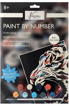 Pictura pe numere: Tigru