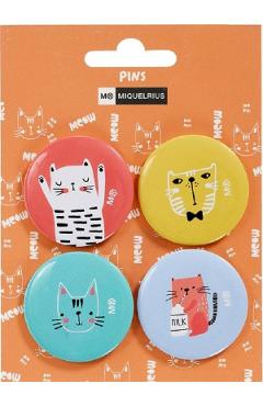 Set 4 insigne. Meow