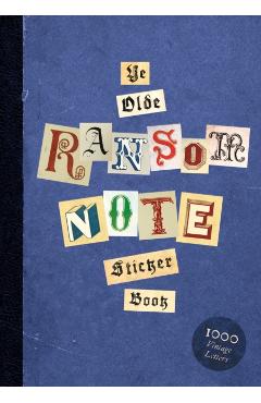 Ye Olde Ransom Note Sticker Book -