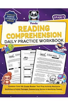 Reading Comprehension Grade 4 Daily Practice Workbook: Common Core 4th Grade Reader Test Prep Activity Resource Nonfiction & Fiction Passages, Summari - Polymath Panda - Imagine 1