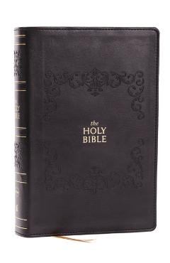 NKJV Bible: Personal Size Giant Print, Black Leathersoft, Holy Bible, Red Letter, Comfort Print: New King James Version -