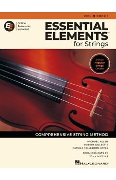 Essential Elements for Strings - Violin Book 1 with Online Resources - Robert Gillespie