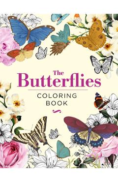 The Butterflies Coloring Book: Hardback Gift Edition - Peter Gray