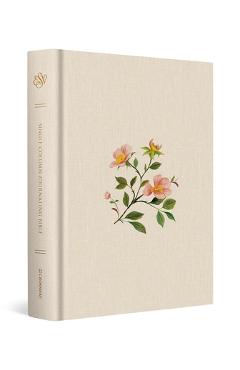 ESV Single Column Journaling Bible (Cloth Over Board, Rosehip Design) -