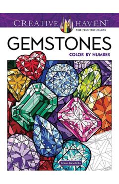 Creative Haven Gemstones Color by Number - Tetiana Samoilenko
