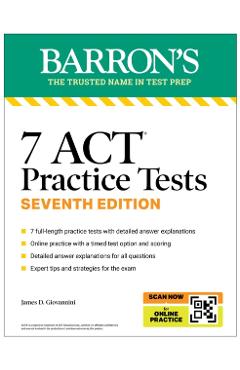 7 ACT Practice Tests, Seventh Edition + Online Practice -