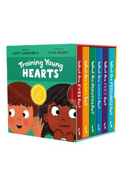 Training Young Hearts Board Books Boxed Set: 6 Lift-The-Flap Board Books & Guide for Grown-Ups - Abbey Wedgeworth