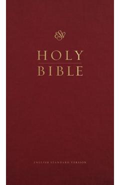 ESV Church Bible, Large Print (Hardcover, Burgundy) -
