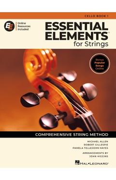 Essential Elements for Strings - Cello Book 1 with Online Resources - Robert Gillespie