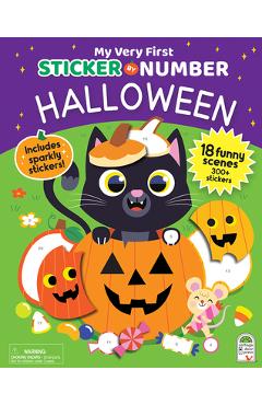 My Very First Sticker by Number Halloween - Julie Cossette