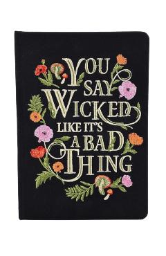 Wicked Embroidered Journal -