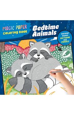 Magic Paper Coloring Book: Bedtime Animals - Natascha Pitz
