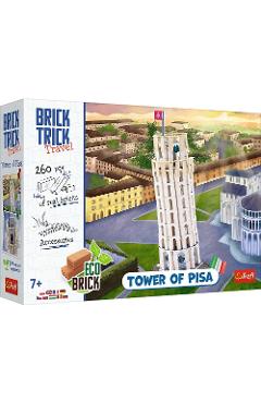 Joc de constructie: Turnul inclinat din Pisa. Brick Trick Travel