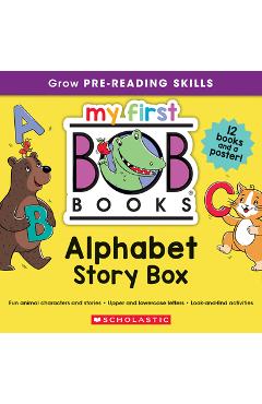 My First Bob Books - Alphabet Story Box Bind-Up Phonics, Letter Sounds, Ages 3 and Up, Pre-K (Reading Readiness) - Lynn Maslen Kertell