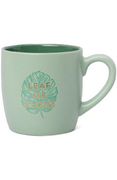 Cana ceramica: Leaf me Alone