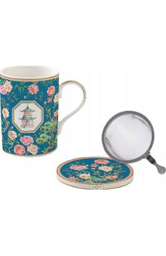 Cana cu sita si capac: Jardins d'Orient. Multicolor