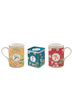 Set 2 cani portelan si cutie pentru ceai: Jardins d'Orient