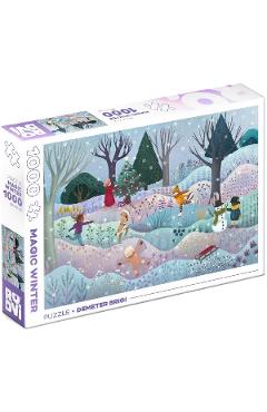 Puzzle 1000: Magic Winter. Demeter Brigi