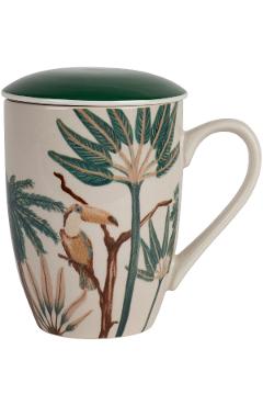 Cana ceramica cu infuzor si capac: Somptua
