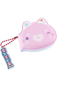 mini-jurnal pisicuta  roz pal monomi - breloc si agenda moale