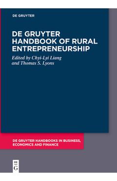 de Gruyter Handbook of Rural Entrepreneurship -