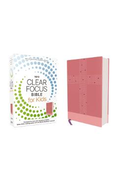 Nirv, Clear Focus Bible for Kids (Help Kids with ADHD or Dyslexia Read with Confidence), Leathersoft, Pink: Help Kids with ADHD or Dyslexia Read with -