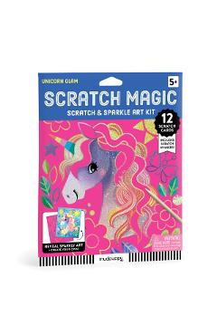 Unicorn Glam Scratch & Sparkle Art Activity Kit -