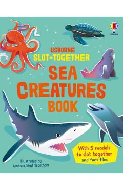 Slot-Together Sea Creatures Book - Abigail Wheatley