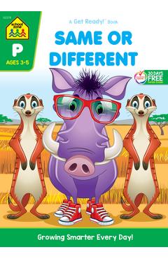 School Zone Same or Different Workbook - School Zone