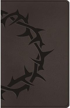 ESV Premium Gift Bible (Trutone, Charcoal, Crown Design) -
