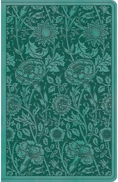ESV Premium Gift Bible (Trutone, Teal, Floral Design) -