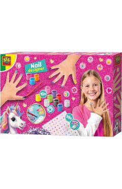 Set creativ designer de unghii: Unicorni