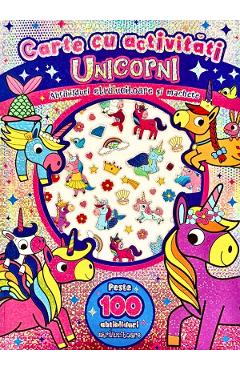 Unicorni. Carte cu activiati - FLAMINGO Unicorni. Carte cu activiati - FLAMINGO