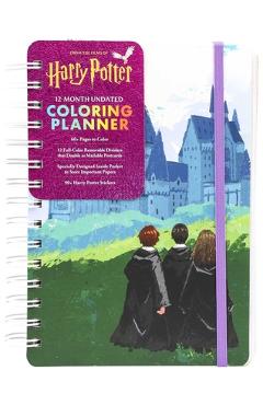 Harry Potter 12-Month Undated Coloring Planner -