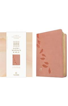 NLT Every Woman's Bible, Filament Enabled (Leatherlike, Pink Petals, Red Letter) -