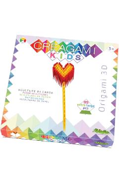 Origami 3D. Creagami Kids: Inima - 0 | YEO