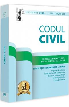 Codul civil Septembrie 2025 - Dan Lupascu