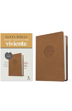 Biblia Valor Prémium Ntv, Letra Grande Con Filament (Sentipiel, Café Claro) -