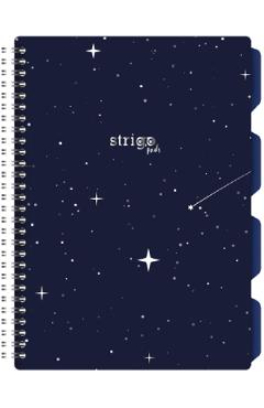 Caiet matematica cu spirala si separatoare: Sky