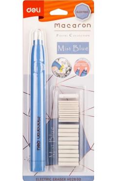 Radiera electrica + 20 rezerve. Bleu