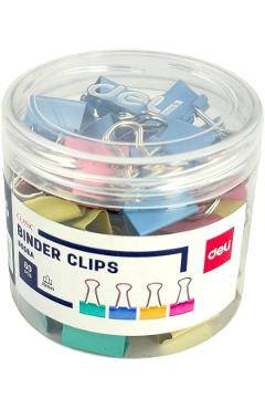 Clipsuri metalice 15 mm color: 60 de bucati
