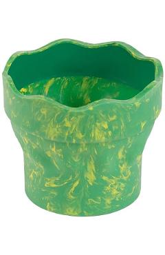 Pahar apa pentru pictura. Verde marmorat