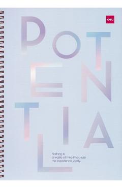 Caiet dictando A4 cu spira: Potential