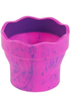 Pahar apa pentru pictura. Roz marmorat