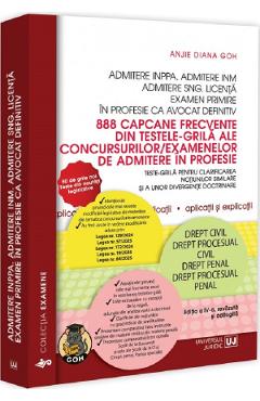 888 capcane frecvente din testele-grila ale concursurilor/examenelor de admitere in profesie - Anjie Diana Goh