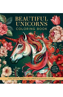Beautiful Unicorns Coloring Book -