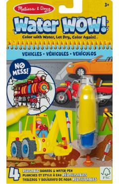Carte de colorat reutilizabila cu apa. Vehicule - 0 | YEO