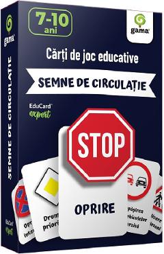 Semne de circulatie. Carti de joc educative - GAMA Semne de circulatie. Carti de joc educative - GAMA