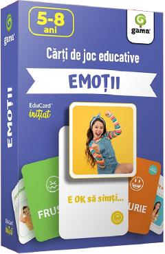 Emotii. Carti de joc educative - GAMA Emotii. Carti de joc educative - GAMA