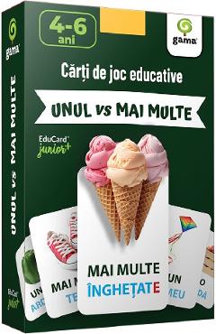 Unul vs mai multe. Carti de joc educative - GAMA Unul vs mai multe. Carti de joc educative - GAMA